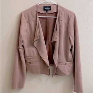 Haute Monde - Faux Suede Mauve Jacket
